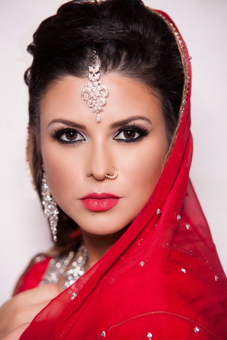 Indian Bridal makeup in Kitchener