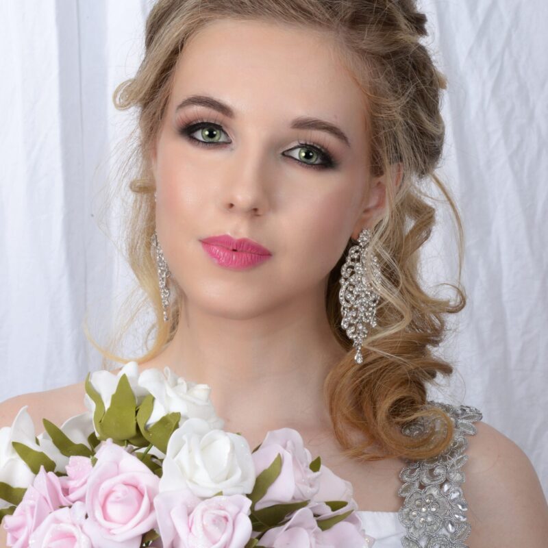 western bridal makeup