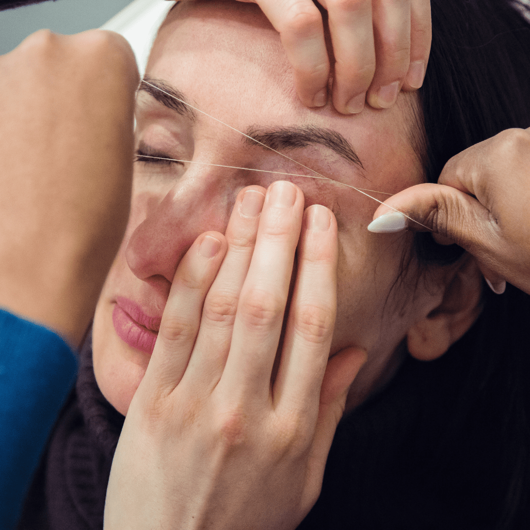eyebrows threading