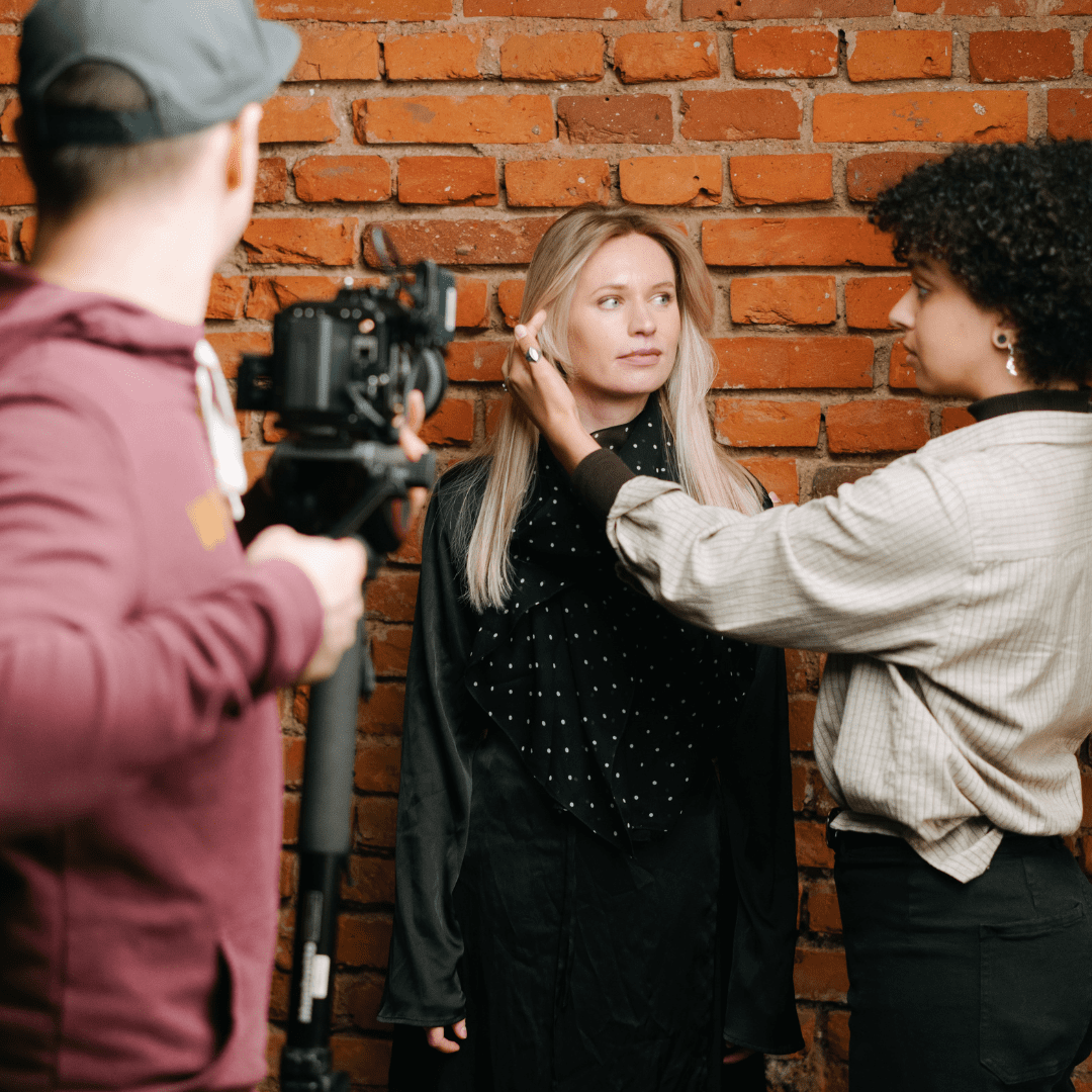 photoshoot hair and makeup